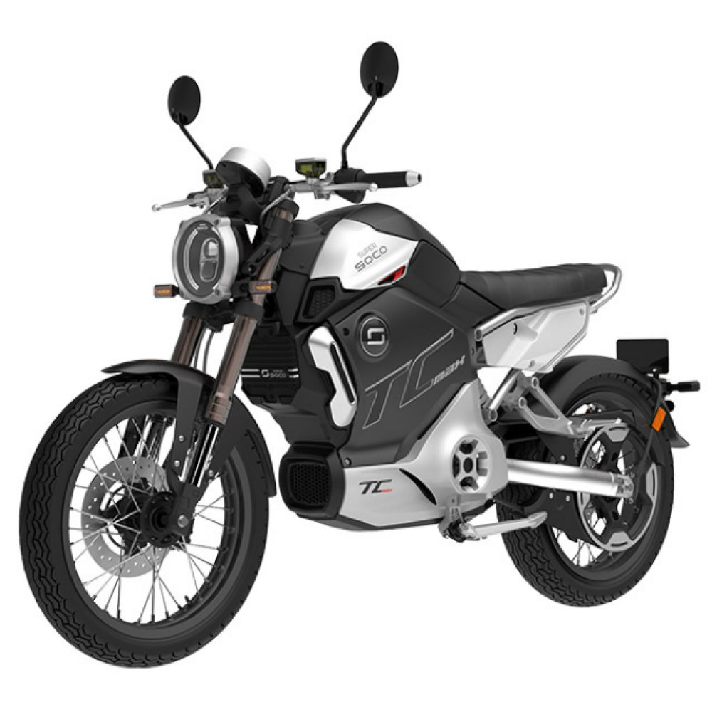 Электромотоцикл Super Soco TC Max 2021 (CBS brake) (Спицы)