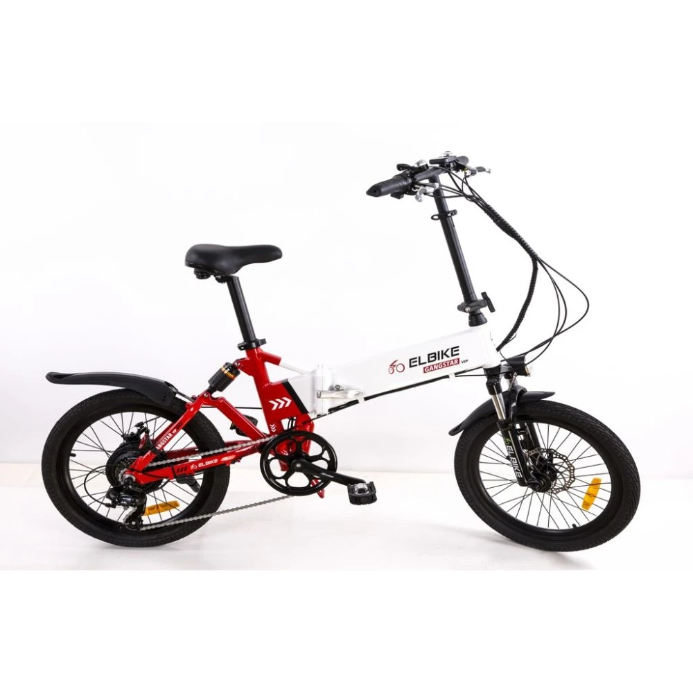 ЭЛЕКТРОВЕЛОСИПЕД ELBIKE GANGSTAR VIP 500W 48V Бело-красный