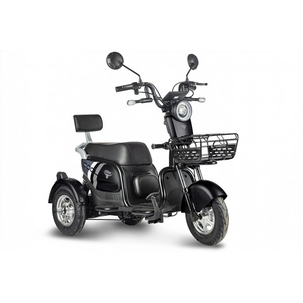 Электрический трицикл Rutrike Шкипер Черный