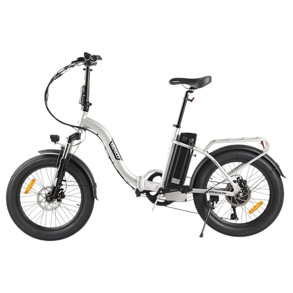 Электровелосипед Eltreco Flex 3.0 Серебристый-матовый