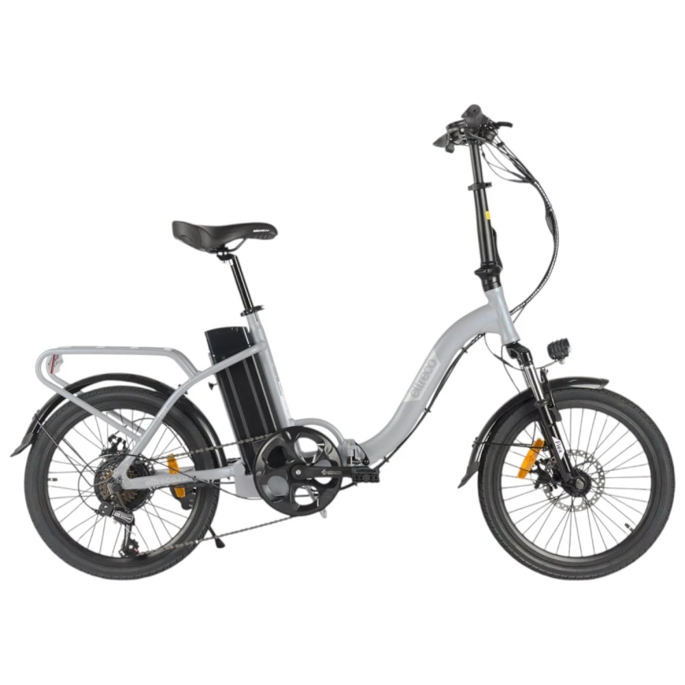 Электровелосипед Eltreco Flex UP Серебристый-матовый