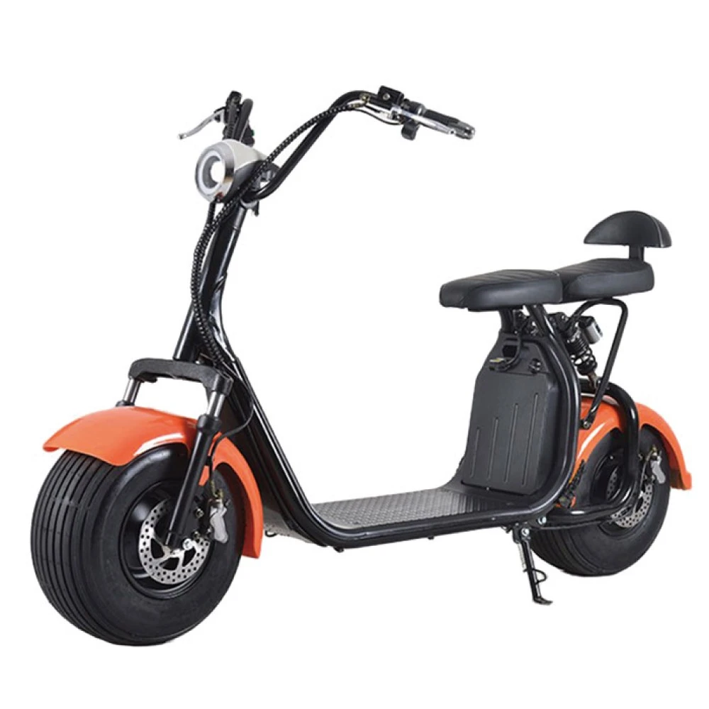 Электроскутер Citycoco GT X7 PRO Оранжевый (2000W)
