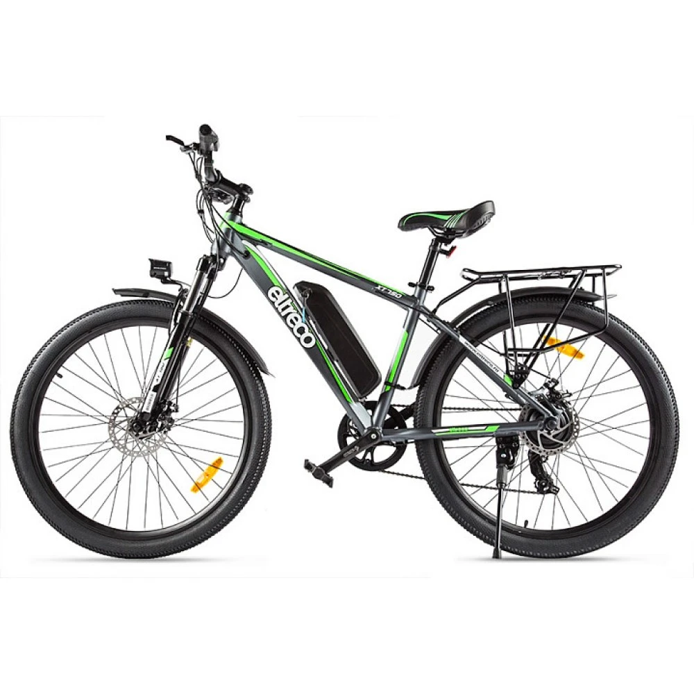 Электровелосипед велогибрид Eltreco XT 750 серый