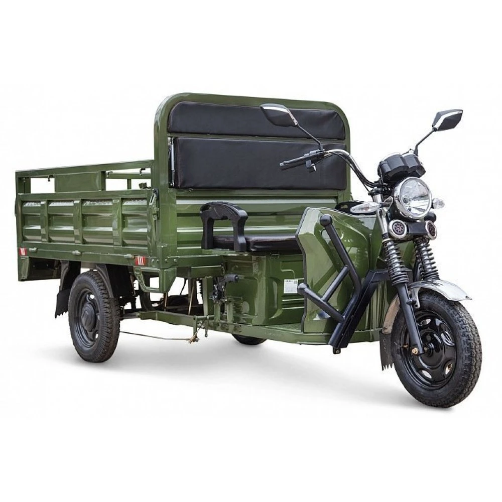Грузовой электротрицикл Rutrike D4 NEXT 1800 60V1200W Зеленый