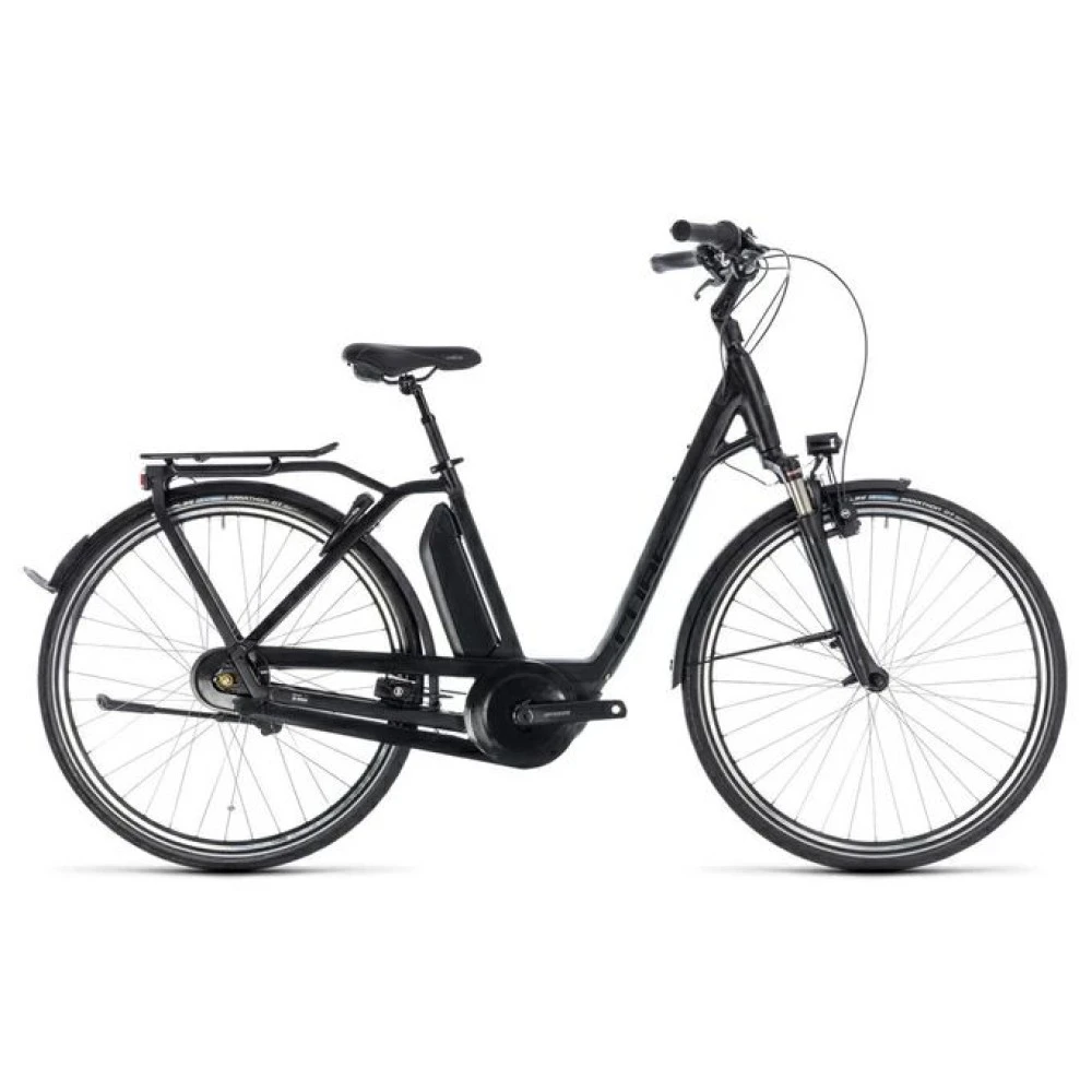 Электровелосипед Cube Town Hybrid PRO RT 500 черный