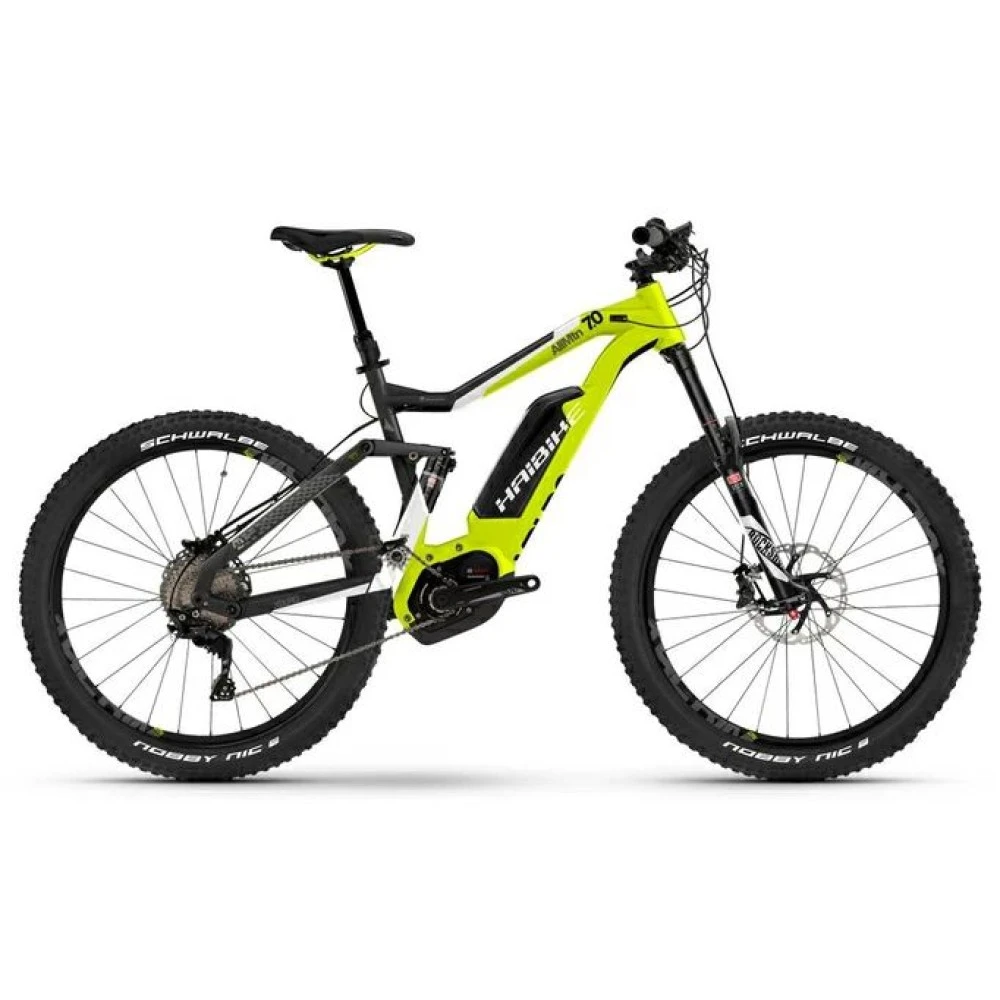 Электровелосипед Haibike SDURO Allmtn 7.0 черно-желтый