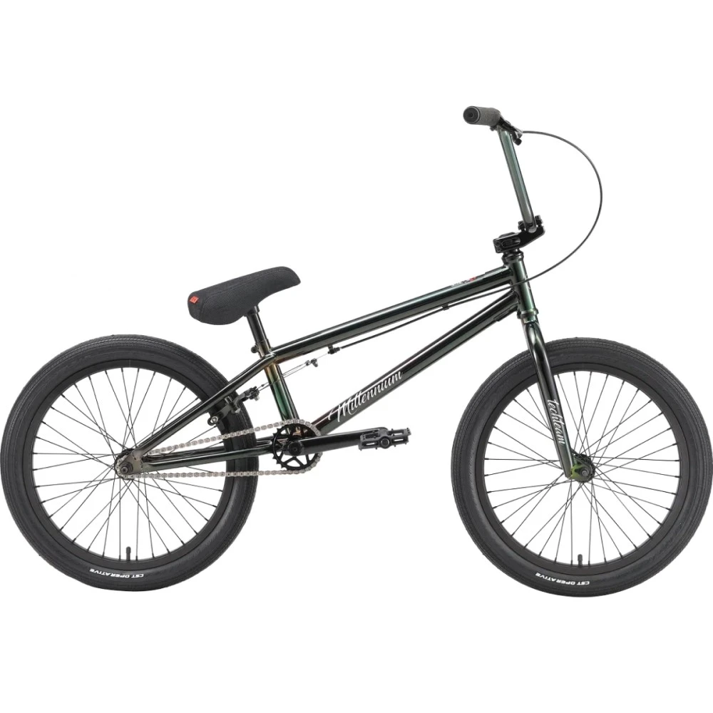Велосипед Tech Team BMX Millennium 20 2022 темно-зеленый