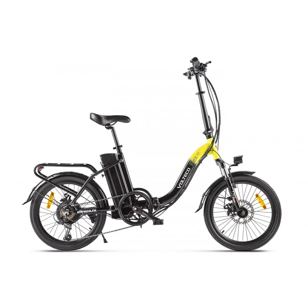 Электровелосипед Volteco FLEX UP Черно-желтый