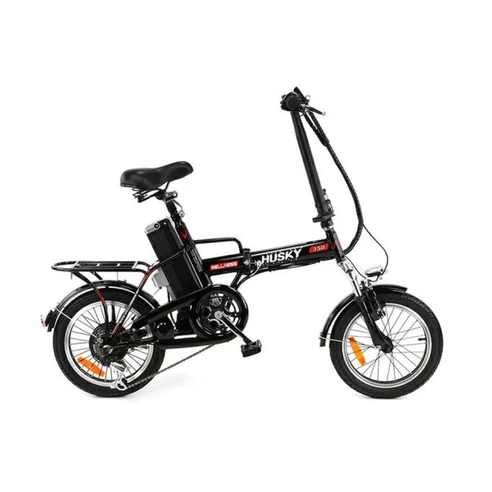 Электровелосипед Wellness HUSKY 350 черно-красный