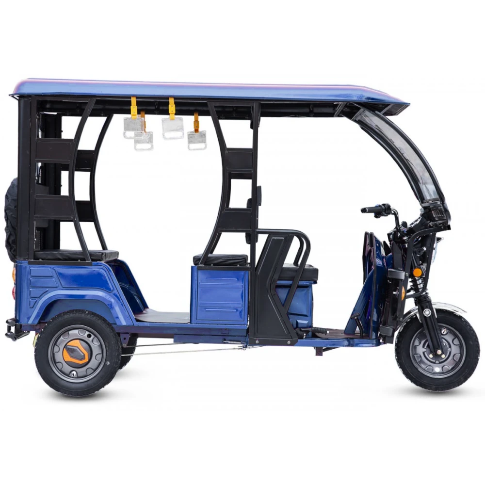 Электротрицикл Rutrike Рикша 60V1000W синий