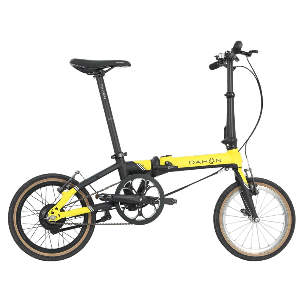 Электровелосипед складной DAHON K FEATHER 16 желтый