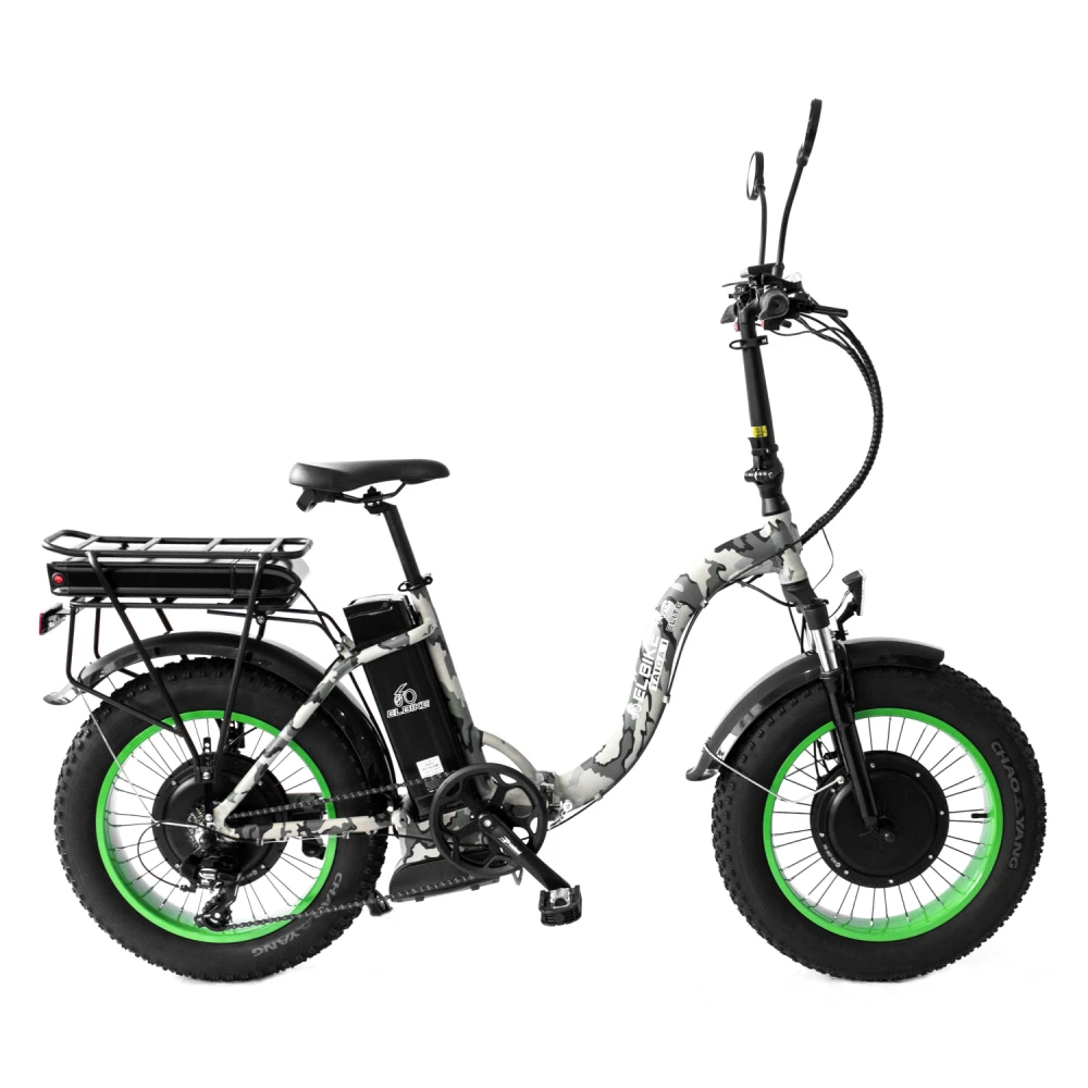 Электровелосипед Elbike Taiga 1 Twix 2000 камуфляж (2x1000w 2х48v16a)