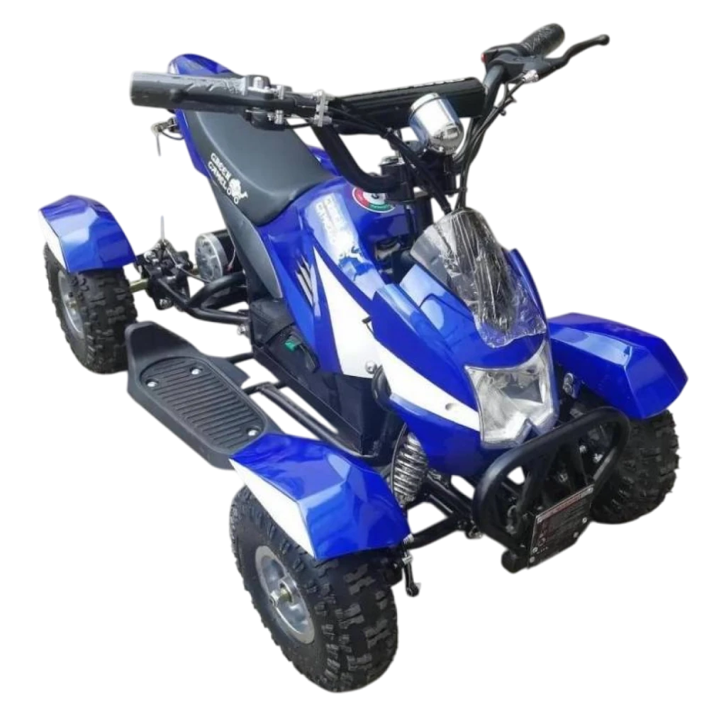 Электроквадроцикл GreenCamel Гоби K22 (36V 500W R4 Цепь) сине-белый