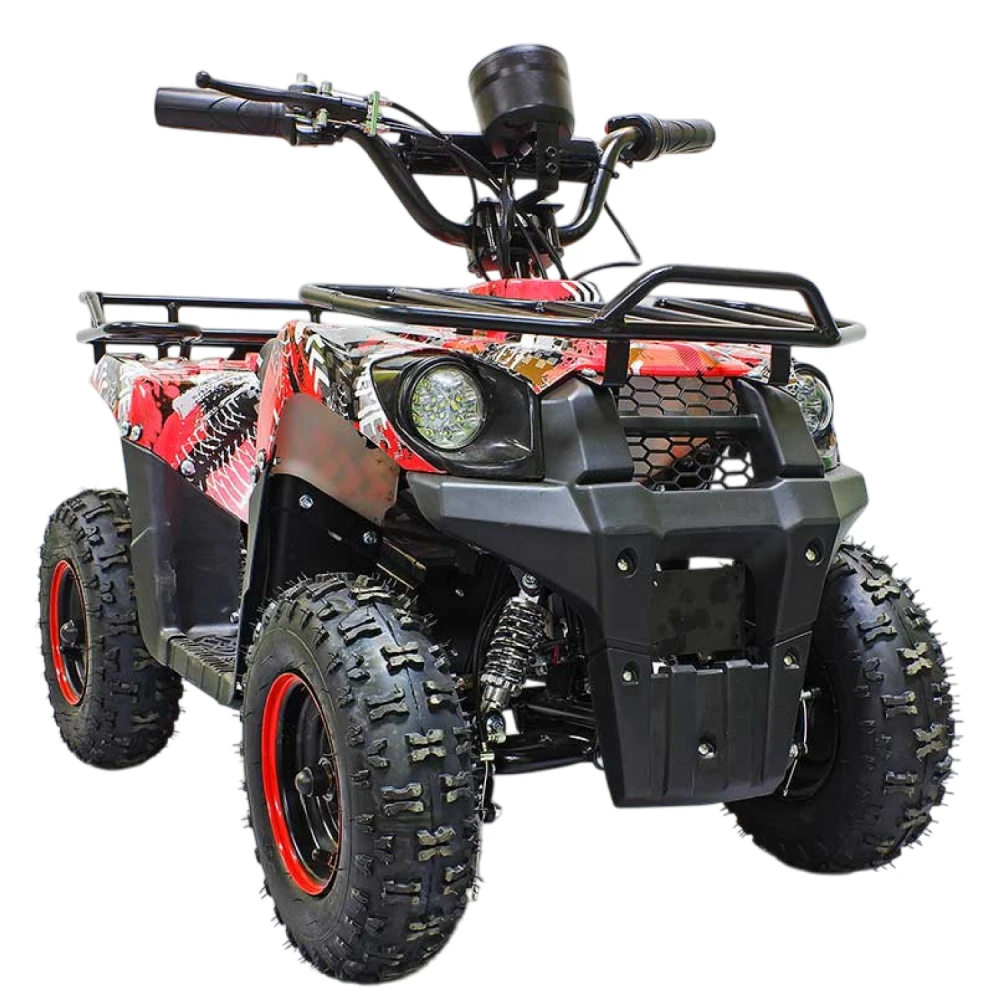 Электроквадроцикл GreenCamel Гоби K45 (36V 800W R6 Цепной привод) Красный экстрим