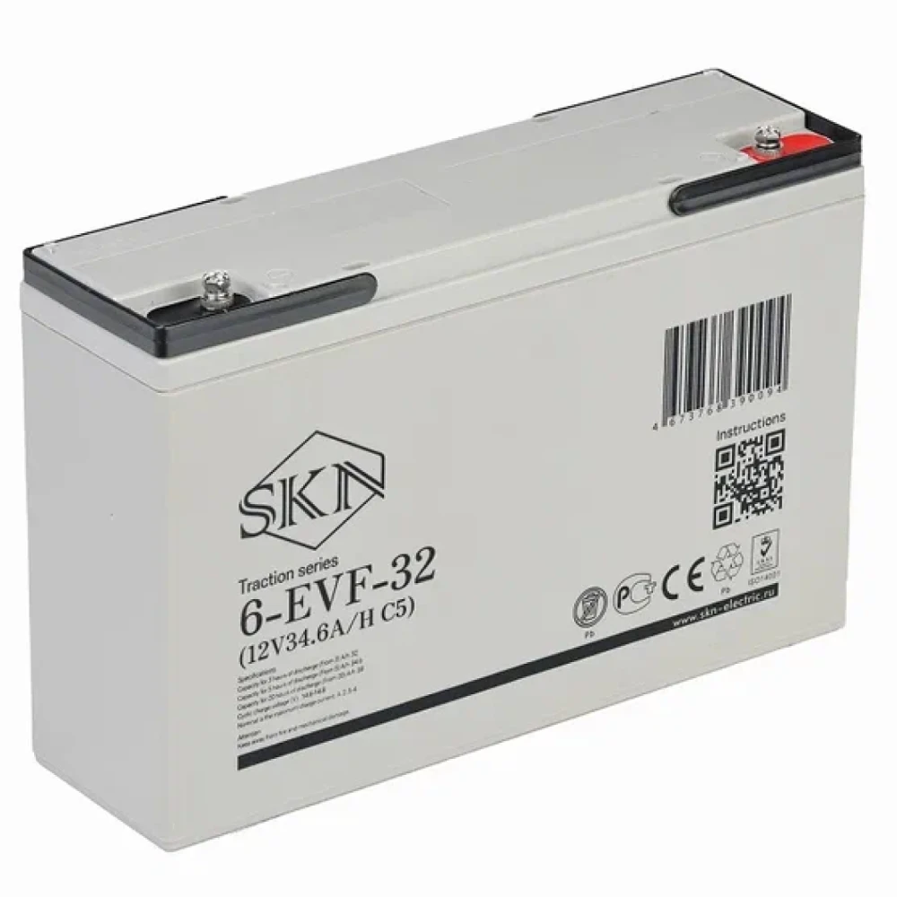 Тяговый аккумулятор Rutrike SKN 6-EVF-32 (12V34.6A/H C5)