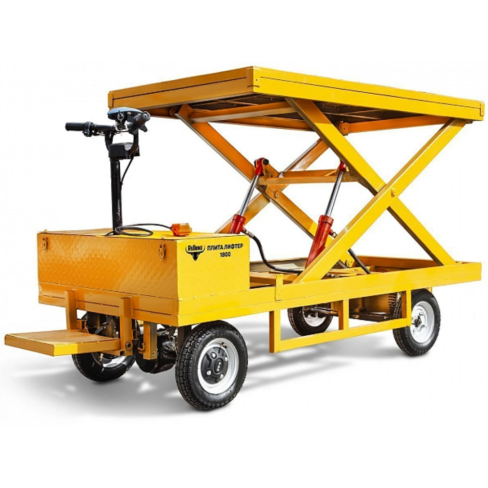Платформенная тележка электрическая RuTrike ПЛИТА ЛИФТЕР 2500