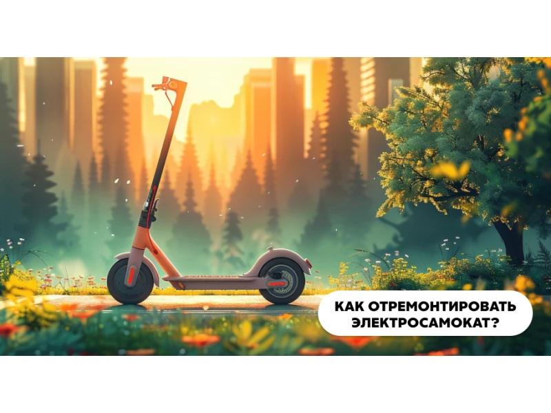 Как отремонтировать электросамокат?