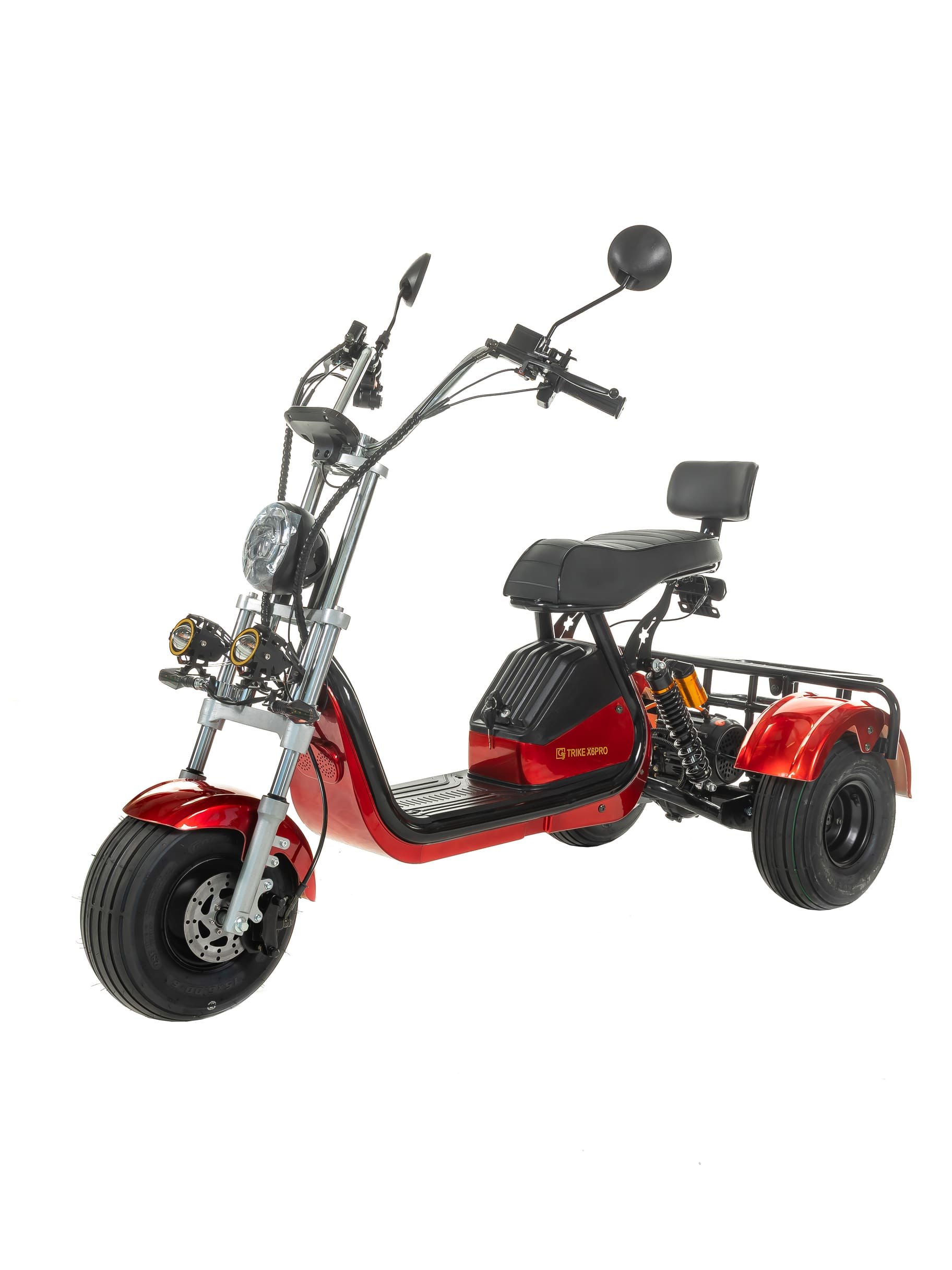 ЭЛЕКТРОСКУТЕР CITYCOCO GT X6 TRIKE mini 1000W 15AH 48V КРАСНЫЙ